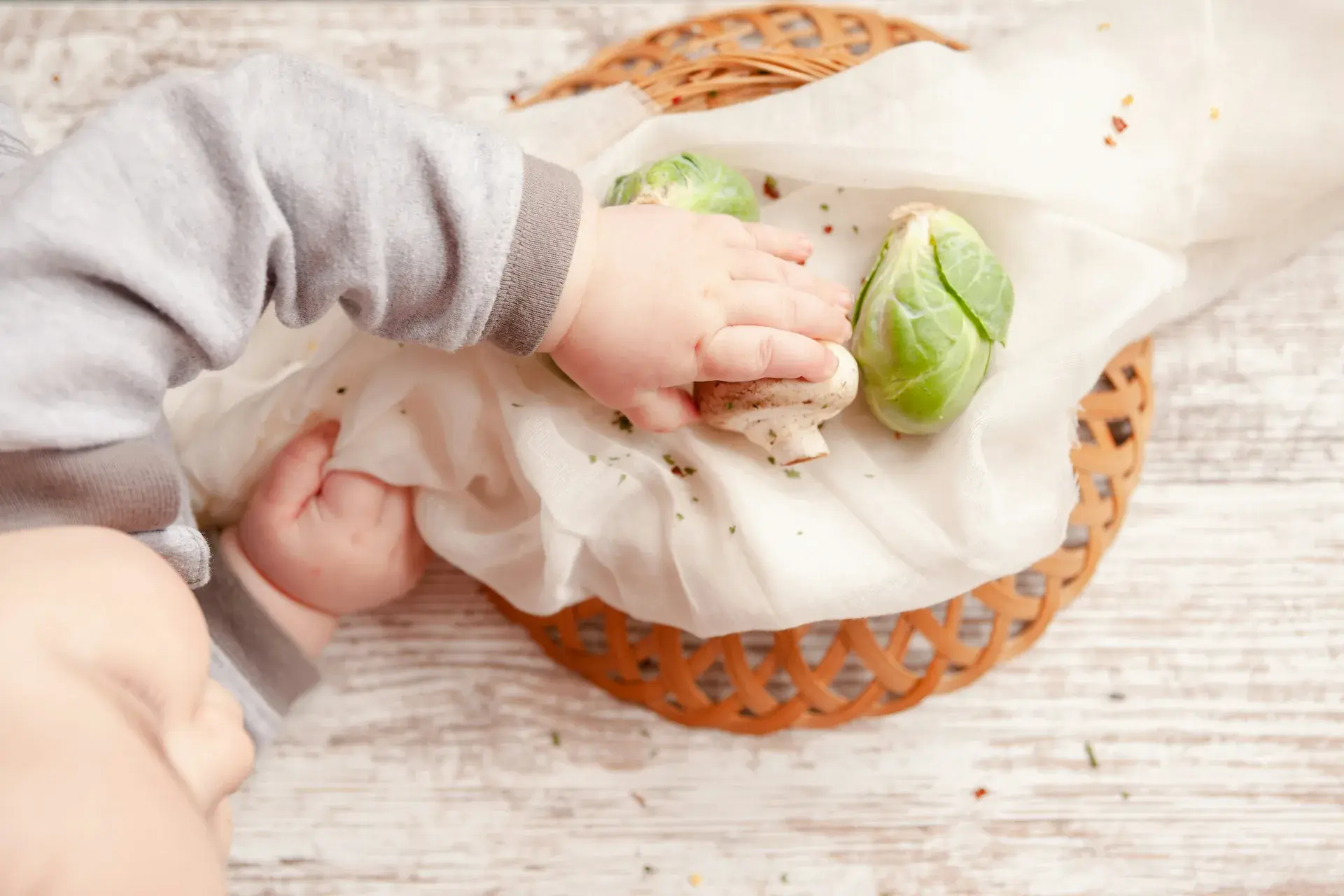 Baby starting solids