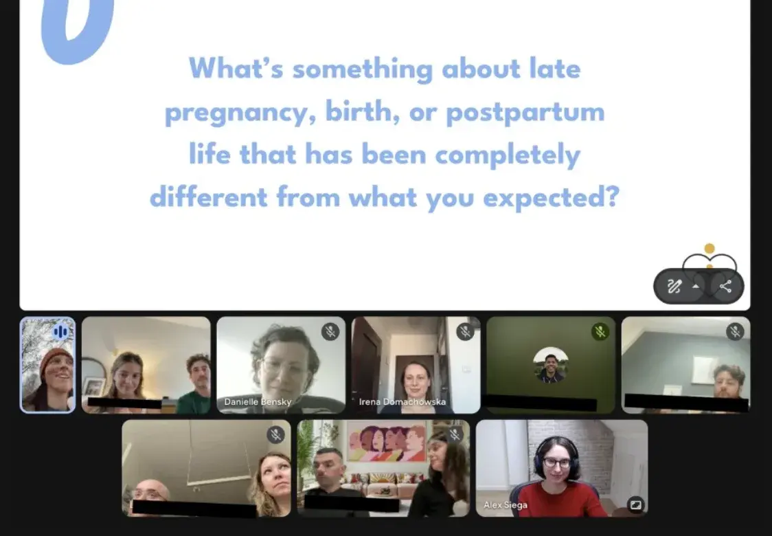 A live virtual expert discussion during the First Year Program